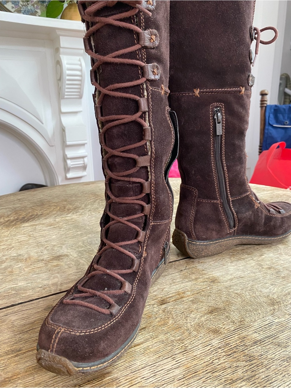 Women’s Timberland Brown fleece lined Boots